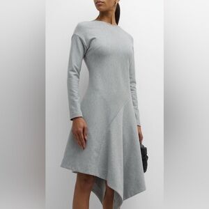 Natori Asymmetric A-Line Jersey Midi Dress Women's Size Small New with Tags!